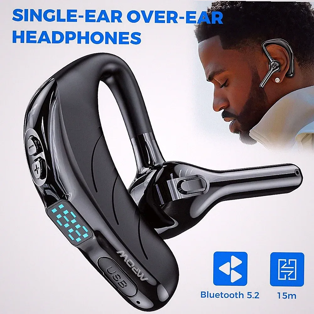 Bluetooth Headset mit Mikrofon Kabellos Kopfhörer,In Ear Kopfhörer Business/Büro