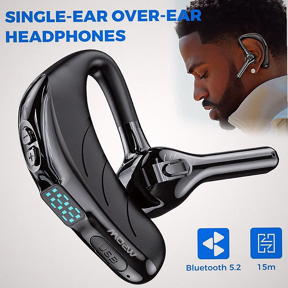 Bluetooth Headset mit Mikrofon Kabellos Kopfhörer,In Ear Kopfhörer Business/Büro