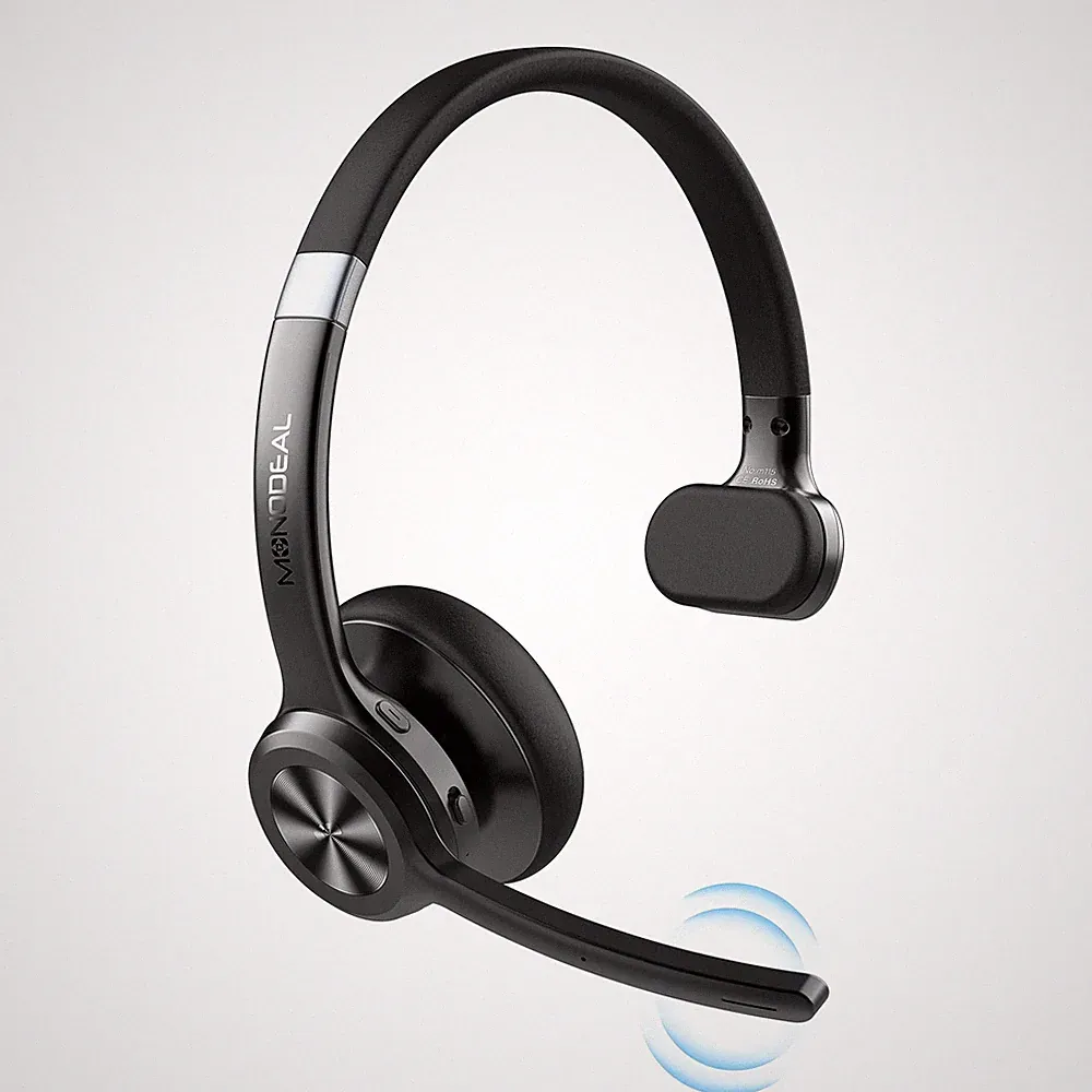Bluetooth Headset mit Mikrofon & MuteFunktion DualVerbindung für das Büro