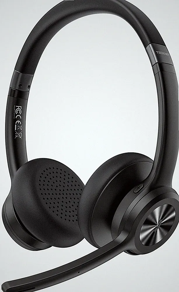 Bluetooth Headset mit Mikrofon Rechargeable On-Ear Headphones 50 Stunden Akku