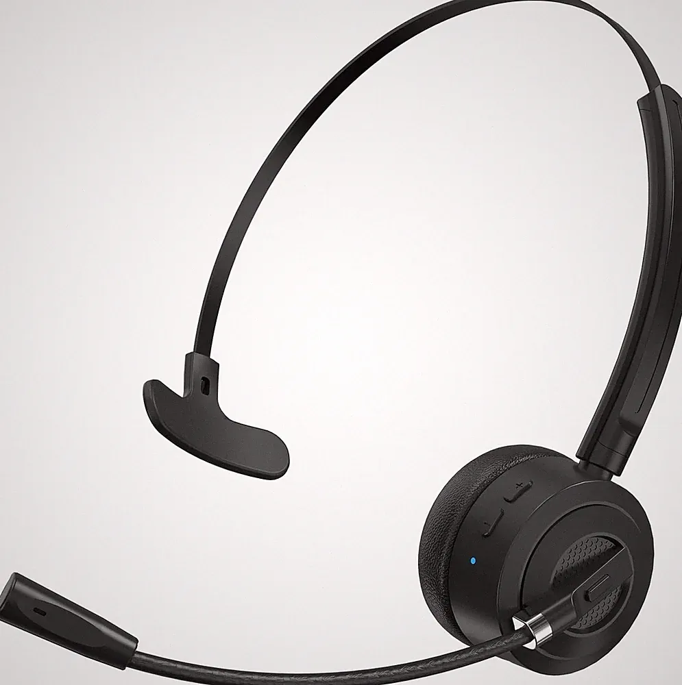 Bluetooth Headset Over-Ear Leicht 18h Akku Geräuschunterdrückung Büro Callcenter