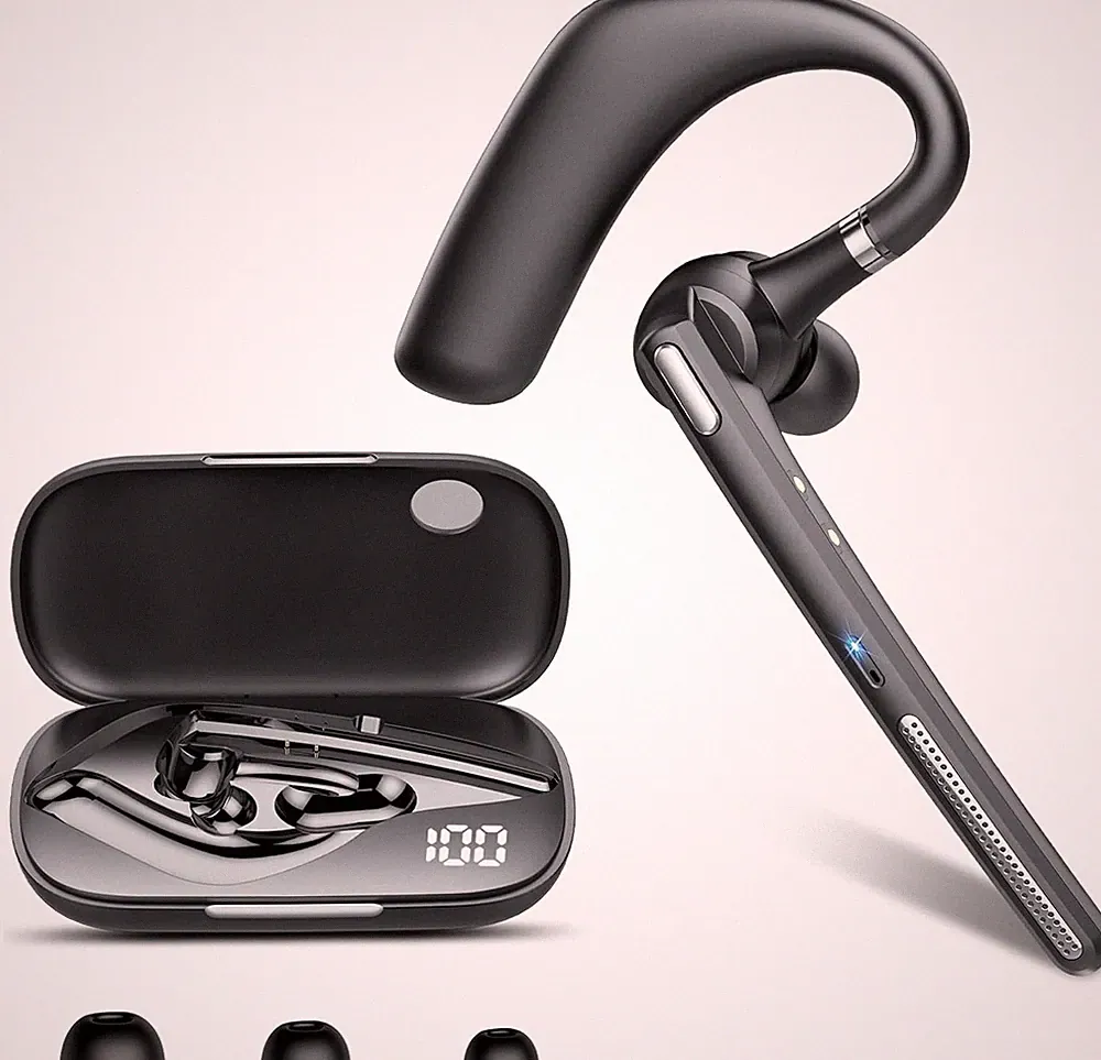 Bluetooth Headset V5.4 Wasserdicht Dual Mikrofon 100 Std.