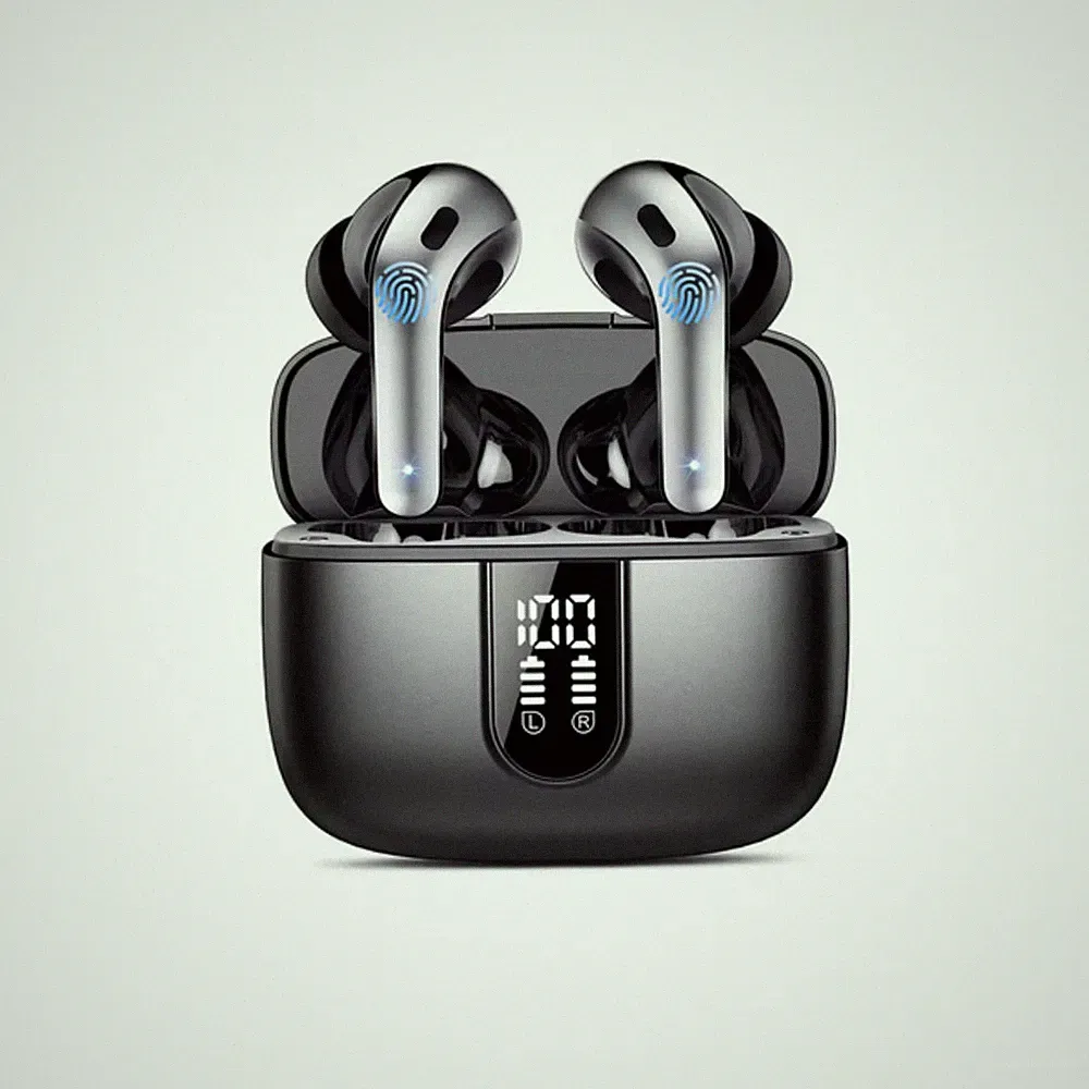 Bluetooth In Ear Sport Kopfhörer 52h Akku IPX7 Wasserdicht 4 Mikrofone ENC USB-C