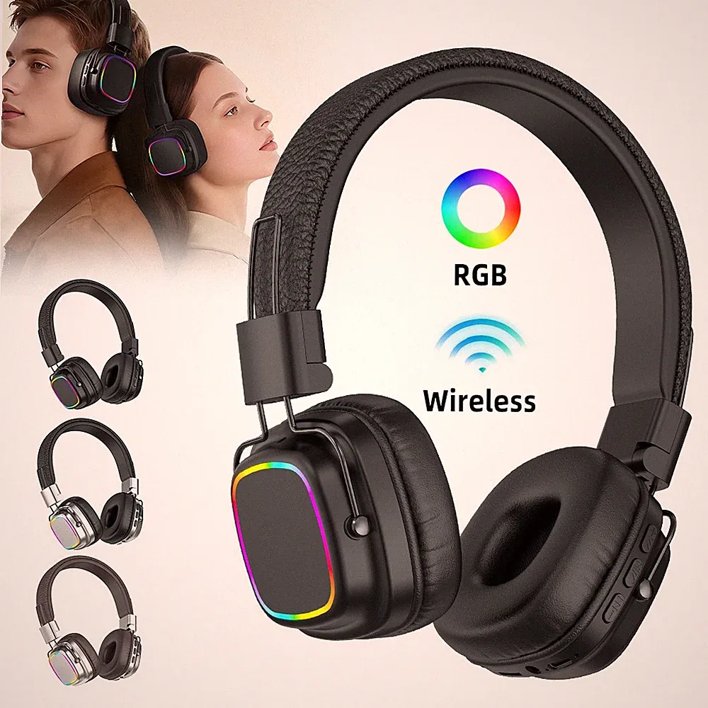 Bluetooth kabellos Faltbar Over-Ear-Stereo-Kopfhörer Headset für Computer Handy