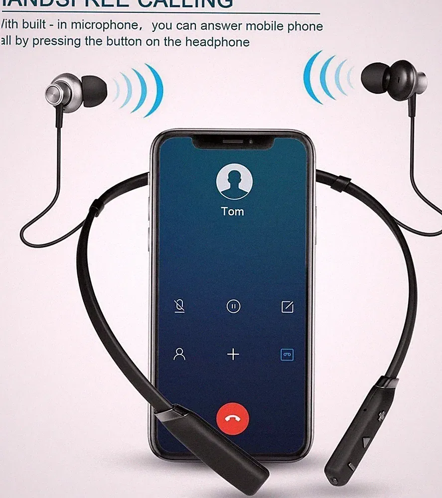 Bluetooth Kabellos Kopfhörer Halsband für Xiaomi Redmi Notiz 15 Pro 5G