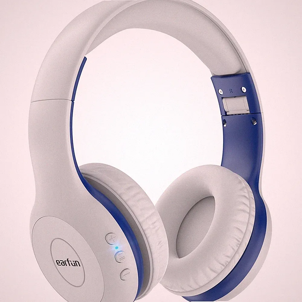 Bluetooth Kinder Kopfhörer 85/94dB HiFi Sound 40 Std Akku faltbar kinderleicht