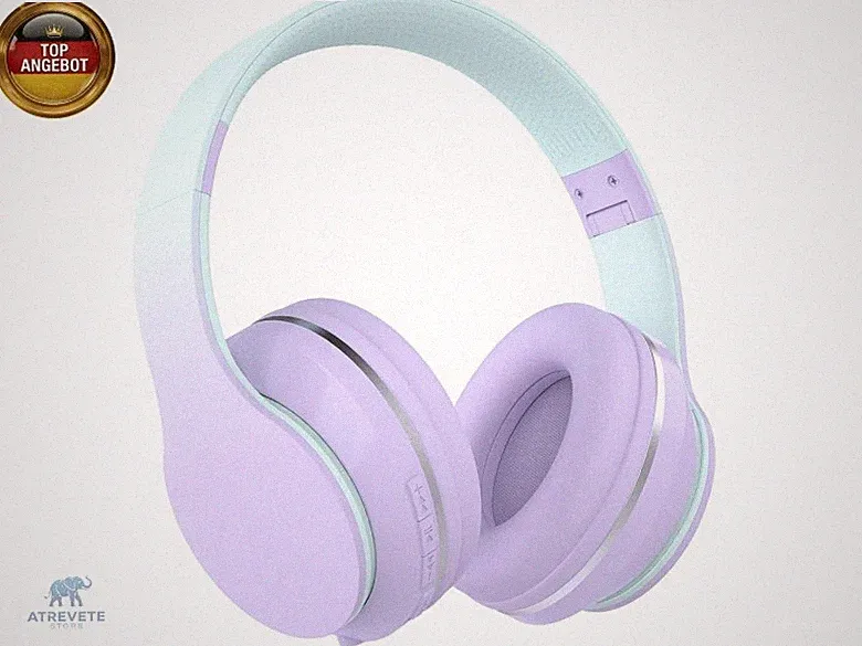 Bluetooth Kinder Kopfhörer, Kinder Kopfhörer kabellos Over-Ear, L