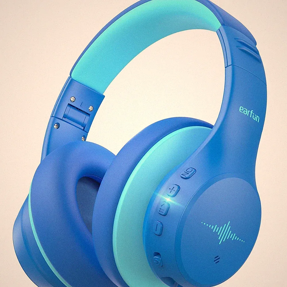 Bluetooth Kinder Kopfhörer Noise Cancelling 120H Akku HD MIC Weich