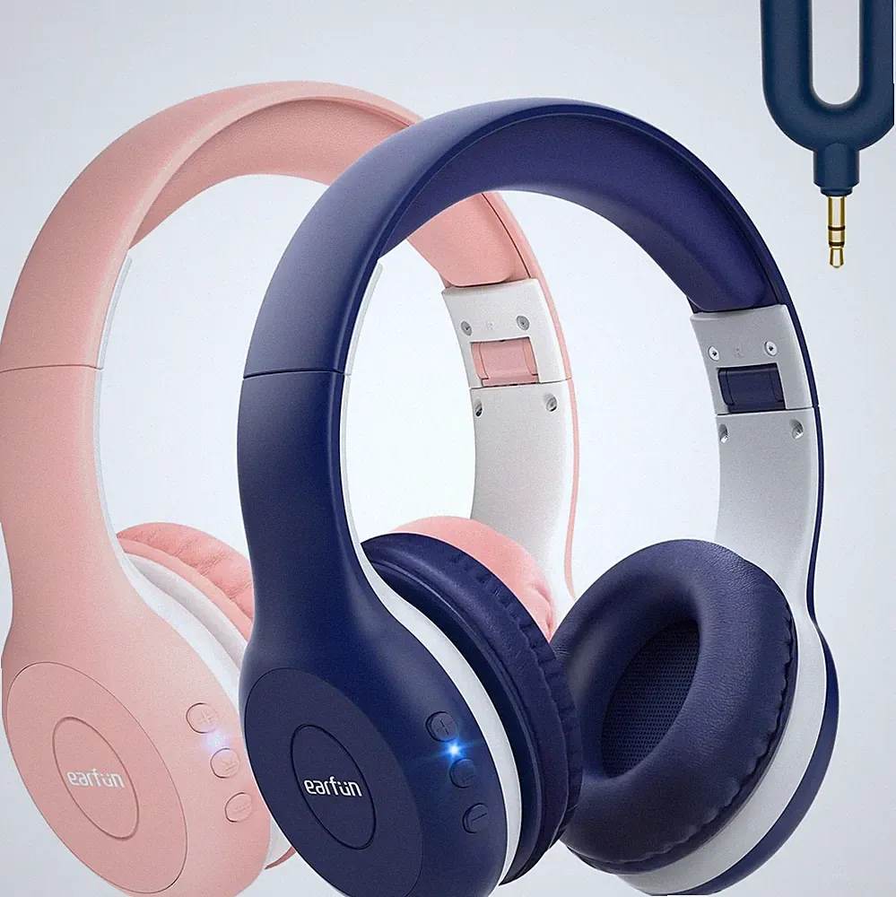 Bluetooth Kinderkopfhörer 85/94 dB Lautstärkeregler, 40h Wiedergabe, USB-C