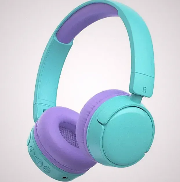 Bluetooth Kinderkopfhörer Kabellos mit 85 dB Lautstärkeregler mit Mikrofon Lila