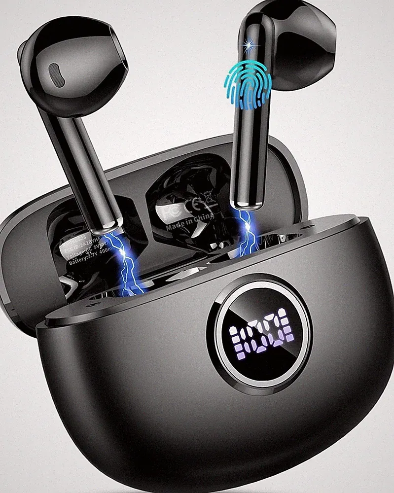 Bluetooth Kopfhörer 2026 40Std IP7 Wasserdicht 4 ENC Mikro
