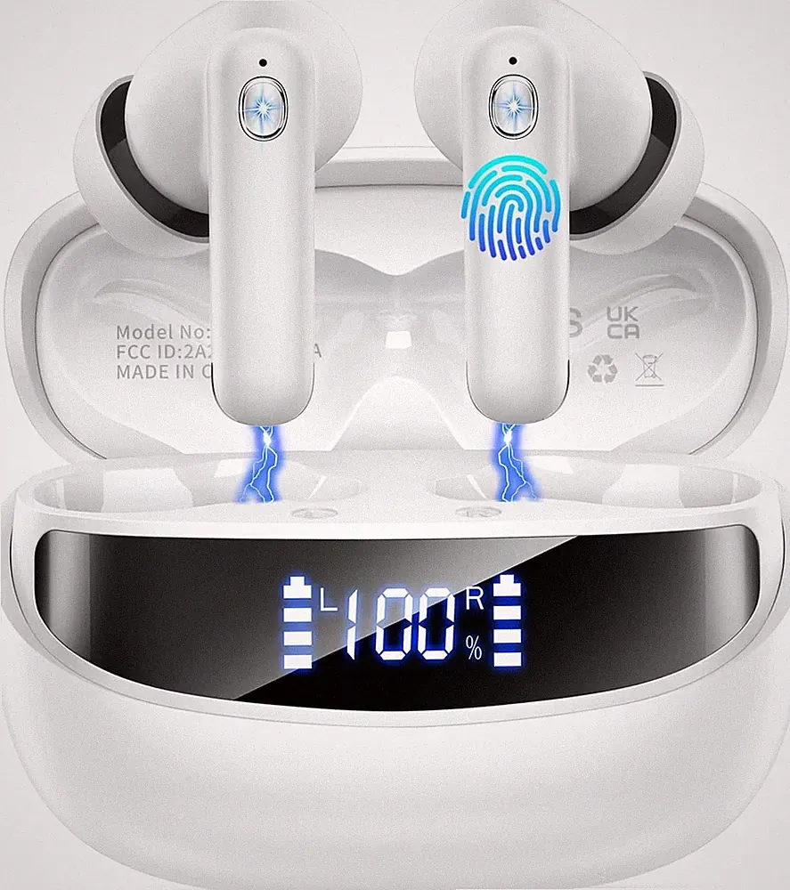 Bluetooth Kopfhörer, 2026 50 Std Spielzeit In Ear Kopfhörer mit ENC Noise C