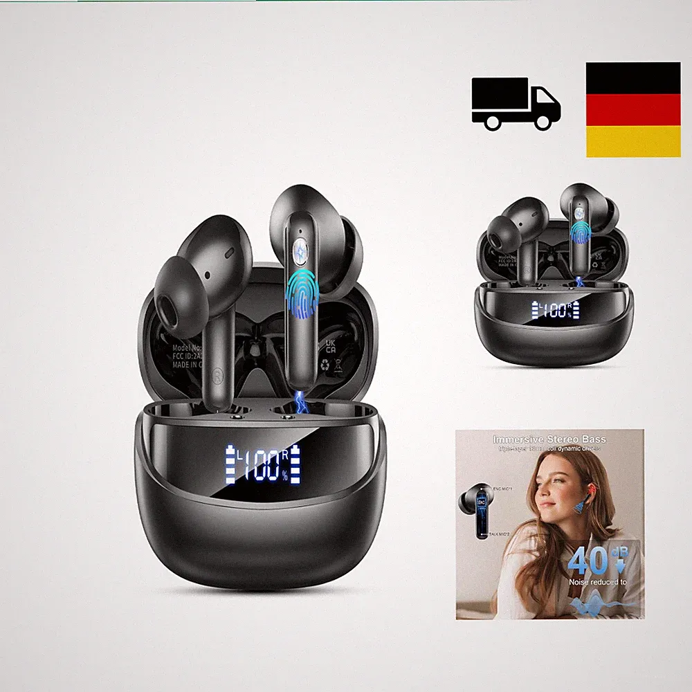 Bluetooth Kopfhörer 2026 HiFi Stereo 5.4 ENC 6 Mikrofone