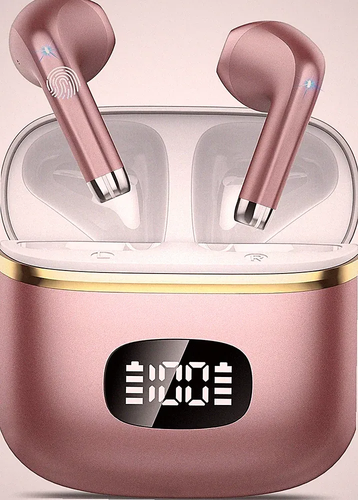 Bluetooth Kopfhörer 2026 In Ear Kabellos 5.3 ENC Mic HiFi Stereo