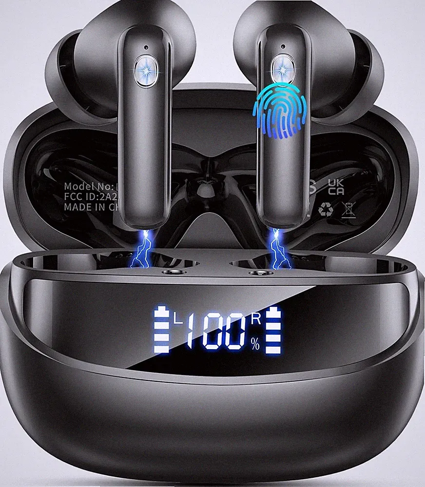 Bluetooth Kopfhörer, 2026 Kopfhörer Kabellos Bluetooth 5.4, 50 Std Spielzeit in
