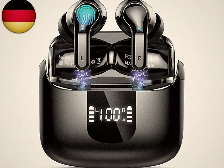 Bluetooth Kopfhörer, 2026 Kopfhörer Kabellos Bluetooth 5.4, 56Std Tiefer Bass 6