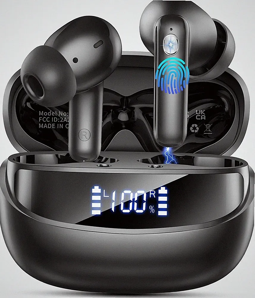 Bluetooth Kopfhörer, 2026 Kopfhörer Kabellos Bluetooth 5.4 HiFi Stereo, 56 Std S