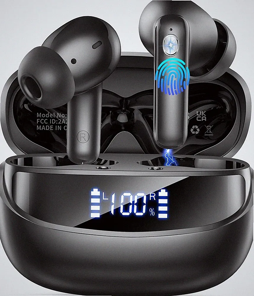 Bluetooth Kopfhörer, 2026 Kopfhörer Kabellos Bluetooth 5.4 HiFi Stereo, D60PRO