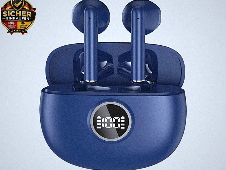 Bluetooth Kopfhörer, 2026 Neu 6D Tiefer Bass In Ear Kopfhörer Kabellos B