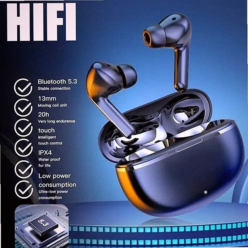 Bluetooth Kopfhörer 5.3 In Ear Ohrhörer TWS Kabellos Airbuds Noise Cancelling
