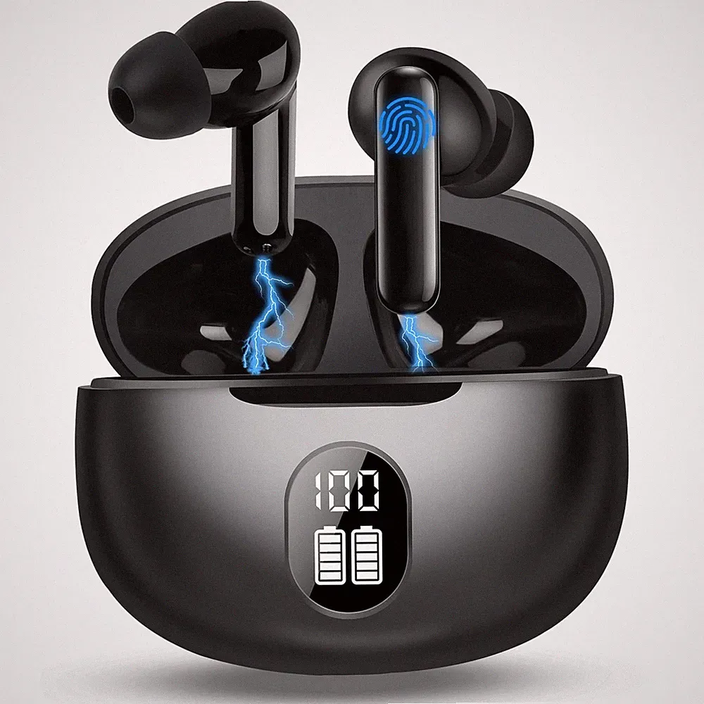 Bluetooth Kopfhörer 5.3 Kabellos 30 Stunden Spielzeit Noise Cancelling