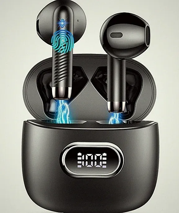 Bluetooth Kopfhörer; 5.3 Technologie; 42h Laufzeit; LED Digitalanzeige