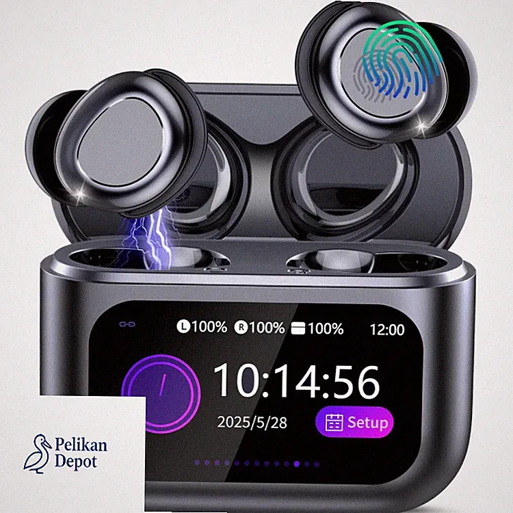 Bluetooth Kopfhörer 5.4 In Ear Touchscreen 48h Laufzeit HiFi