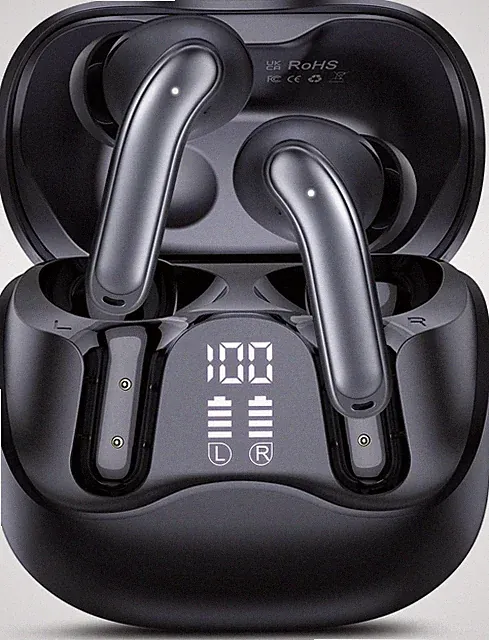 Bluetooth Kopfhörer 6 Mikrofone 49 Std. Akku Hochwertig Langlebig Robust