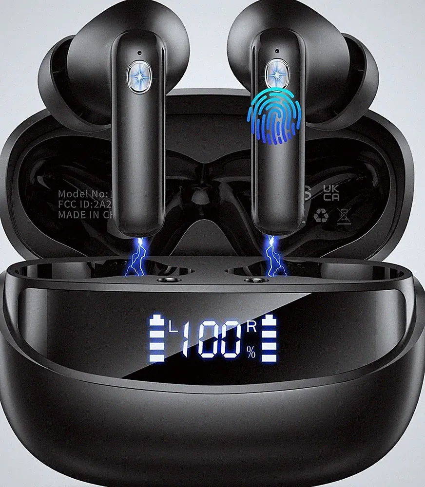 Bluetooth Kopfhörer 6 Mikrofone IP7 Wasserdicht Hochwertig Langlebig Sport
