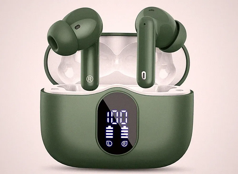 Bluetooth Kopfhörer A90 Pro In-Ear mit Aktiver Geräuschunterdrückung 40 Std Grün