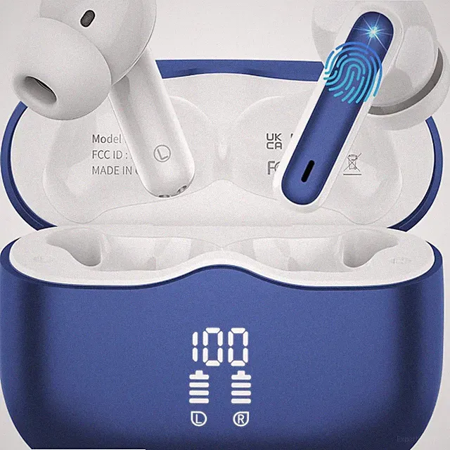 Bluetooth Kopfhoerer A97 4 ENC Mikrofon IP7 wasserdicht 40h Akku In Ear Sport