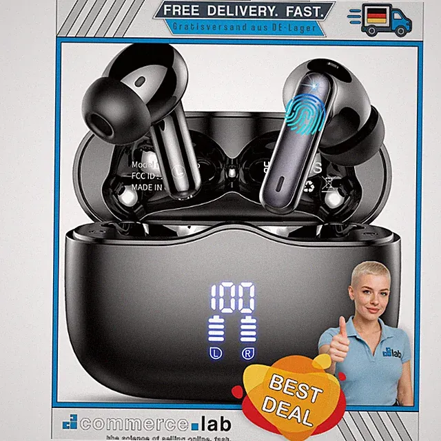 Bluetooth Kopfhörer A97 40 Std IP7 Wasserdicht In Ear