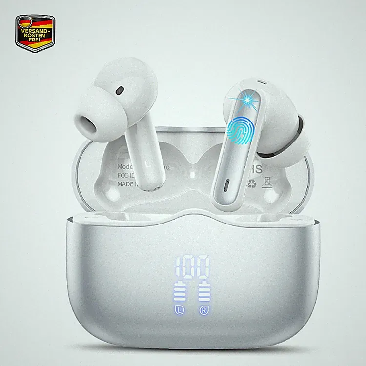 Bluetooth Kopfhörer A97 Pro In Ear mit 4 ENC Mikrofonen, 40 Std Spielzeit, IP7