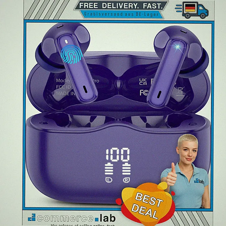 Bluetooth Kopfhörer A97Pro Kabellos 40 Std IP7 Wasserdicht