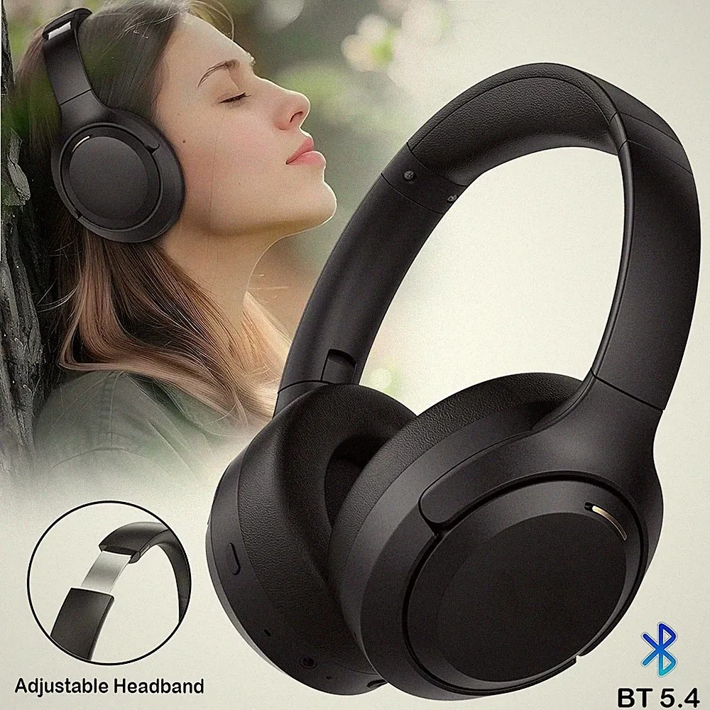 Bluetooth Kopfhörer ANC 35dB 40mm Treiber 60h Laufzeit Kabellos Faltbar Mikrofon
