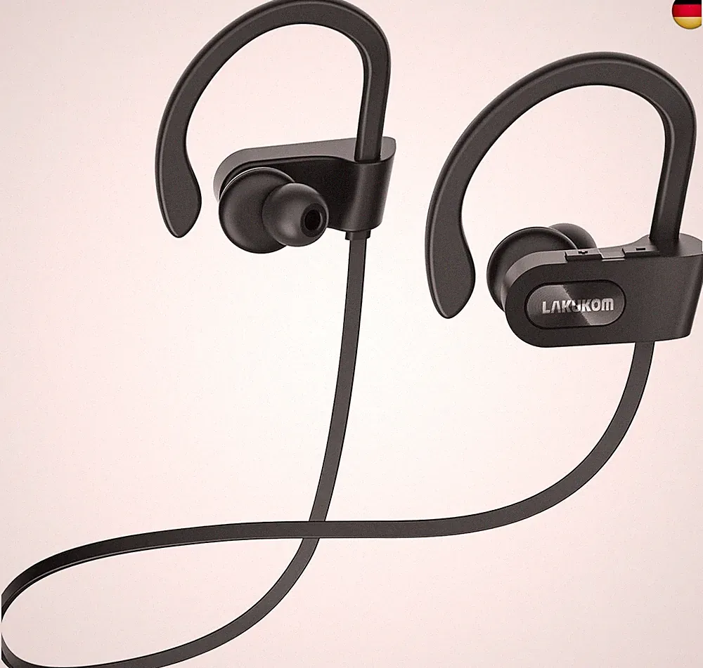 Bluetooth Kopfhörer bieten Bluetooth 5.0, IPX7 Wasserdichtigkeit, mit 16 Stunden