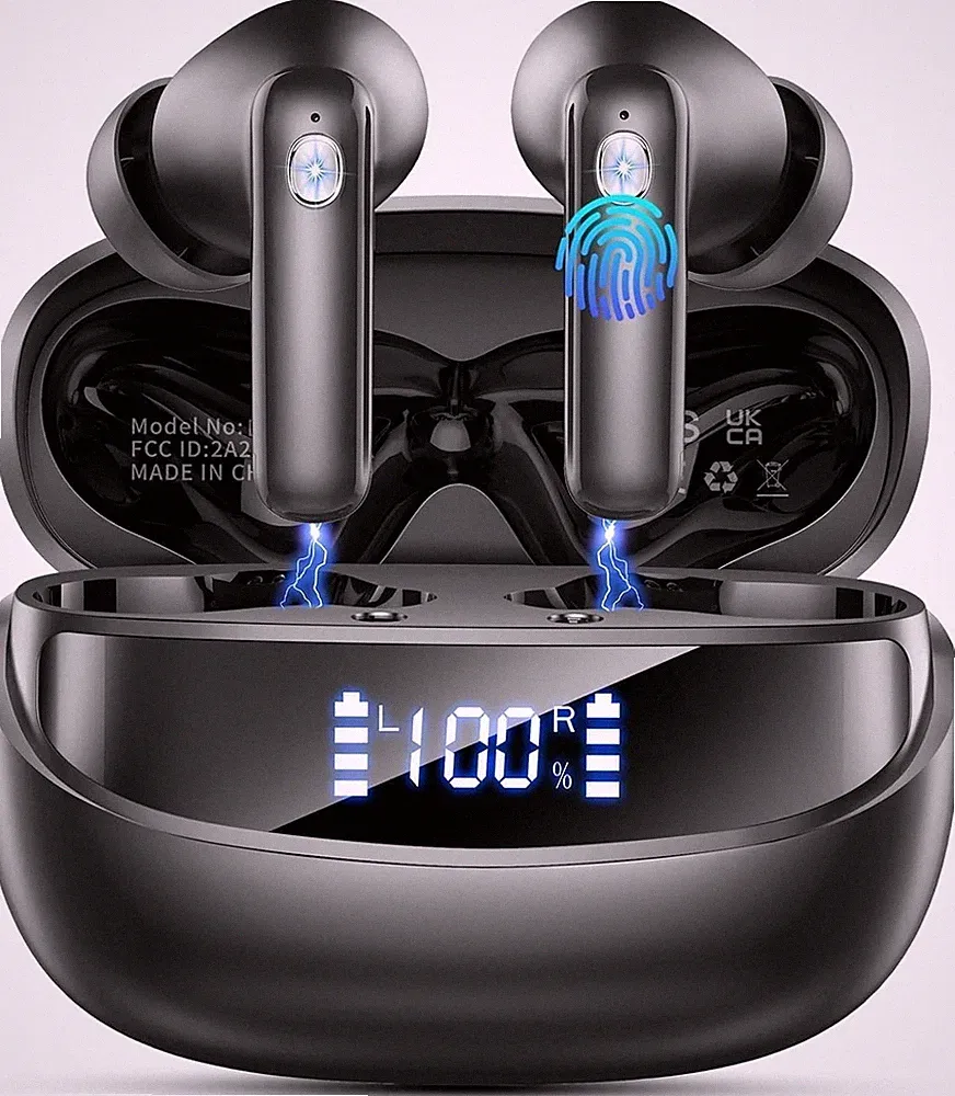 Bluetooth Kopfhörer D60 Kabellos HiFi Stereo mit 50 Std Spielzeit, IP7