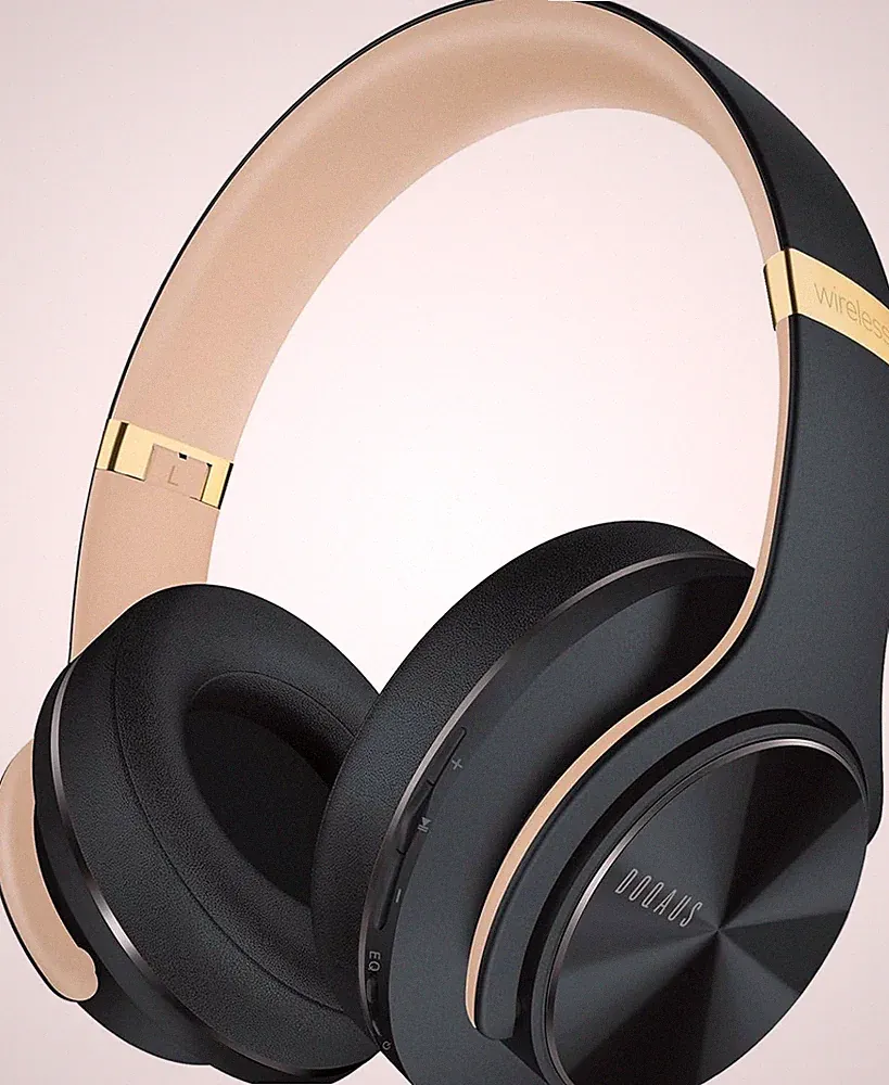 Bluetooth Kopfhörer DOQAUS Over Ear 90 Std Musik EQ-Modi HiFi