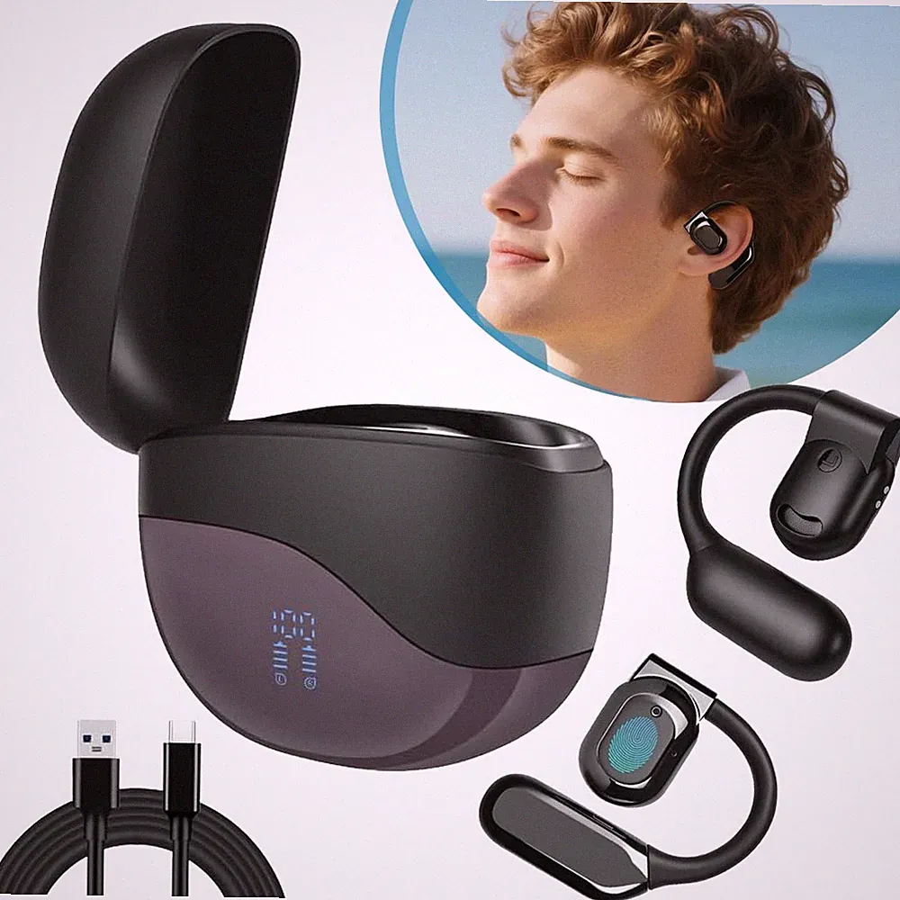 Bluetooth Kopfhörer Echtzeit Übersetzer Ohrhörer Musikkopfhörer Sports Earbuds