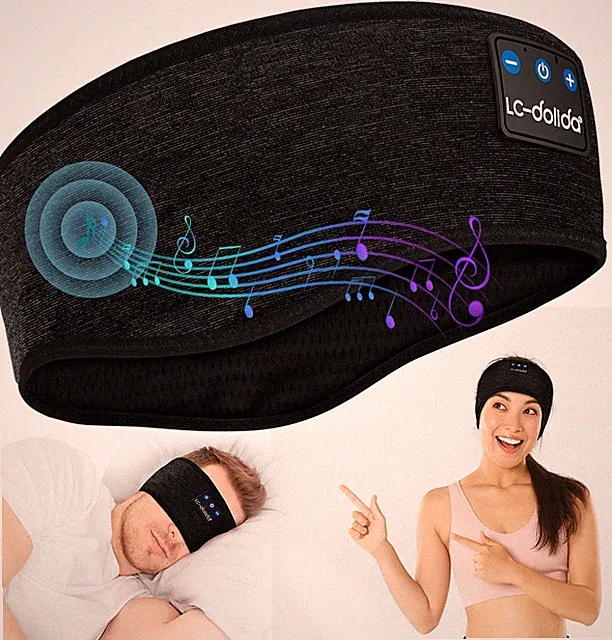Bluetooth Kopfhörer Headband Schlaf Stirnband für Sport Training Yoga