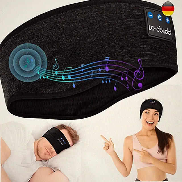 Bluetooth Kopfhörer Headband Schlaf Stirnband für Sport Training Yoga Reisen