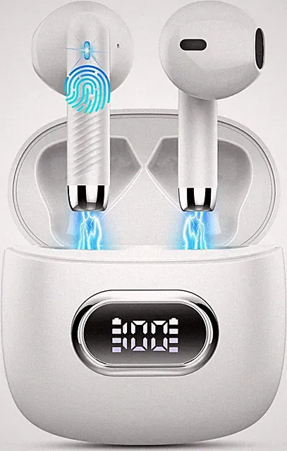 Bluetooth Kopfhörer In Ear 4 Mikrofone HD Klang 42 Std Akku Langlebig Hochwertig