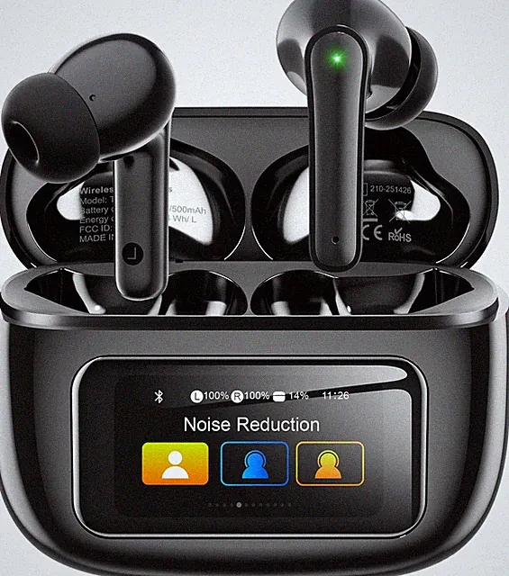 Bluetooth Kopfhörer in Ear 5.4 mit Touchscreen Display