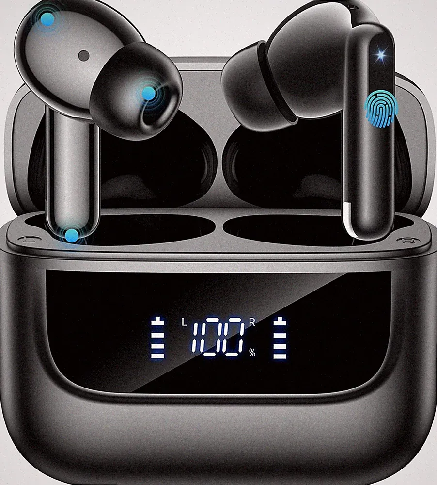 Bluetooth Kopfhörer in Ear, 6 Mikrofone ENC Noise Cancelling für Klarere A