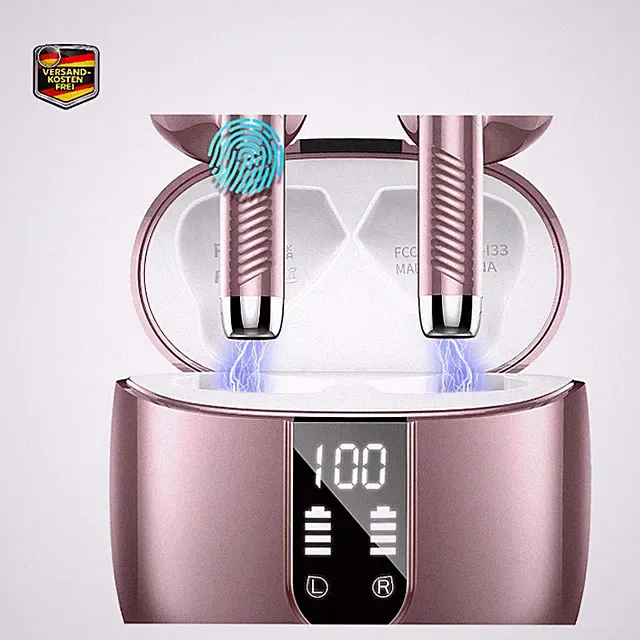 Bluetooth Kopfhörer In Ear Kabellos 4 Mic ENC Noise Cancelling 48H Bass IP7