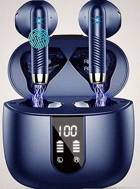 Bluetooth Kopfhörer In Ear Kabellos 4 Mikrofone 48 Std Akku IP7 Wasserdicht