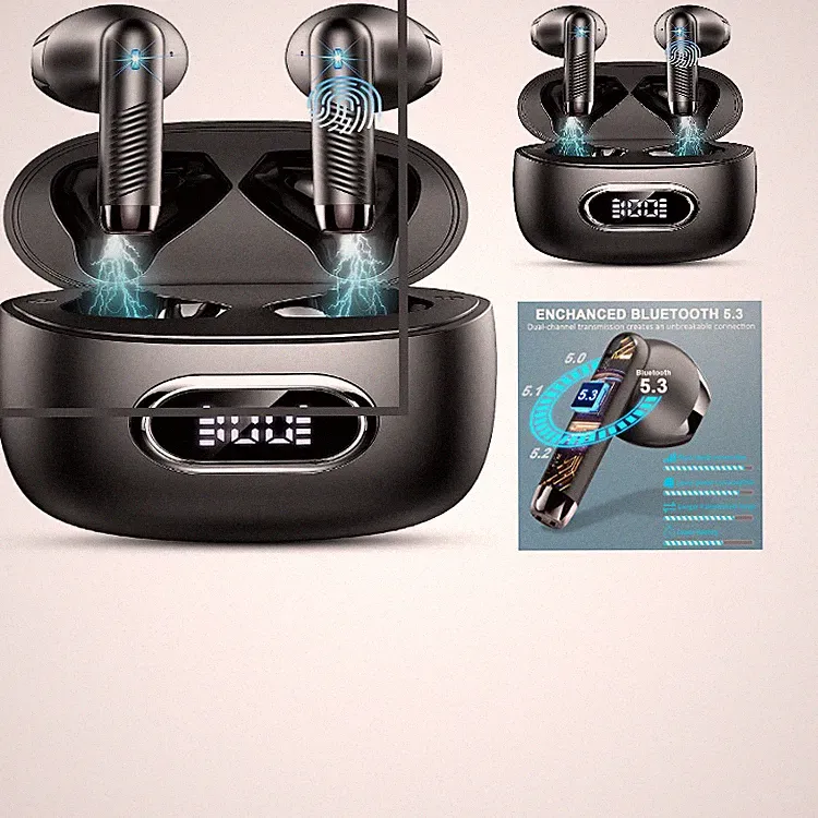Bluetooth Kopfhörer In Ear Kabellos 42h Deep Bass Noise Cancelling