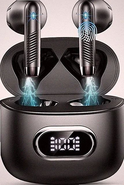 Bluetooth Kopfhörer In Ear Kabellos 42H Deep Bass Noise Cancelling
