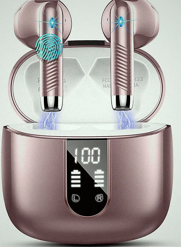 Bluetooth Kopfhörer In Ear Kabellos 5.3 ENC Noise Cancelling 48h Akk