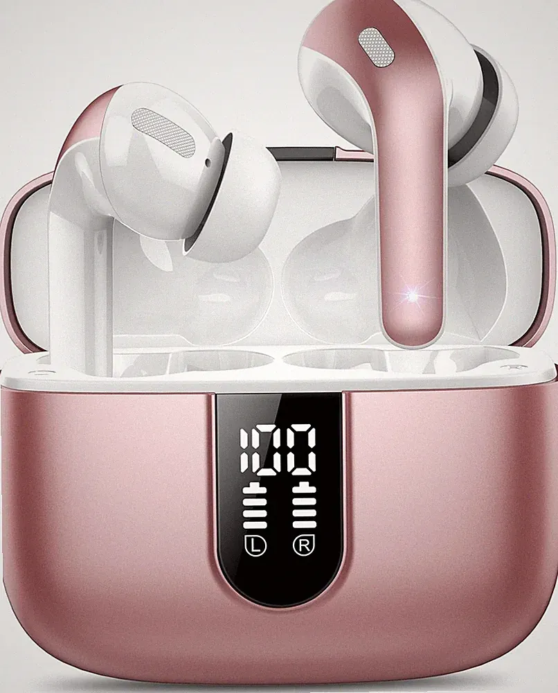 Bluetooth Kopfhörer In Ear Kabellos 50H Bass 4 Mic